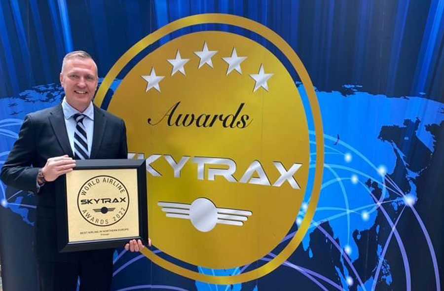 Finnair recognized again as the Best Airline in Northern Europe