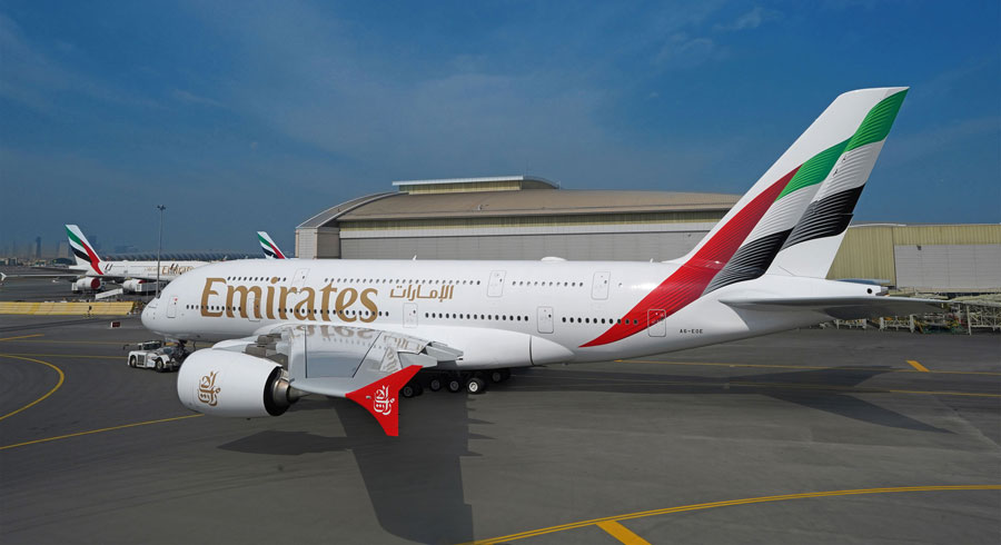 Emirates unveils new signature livery for its fleet