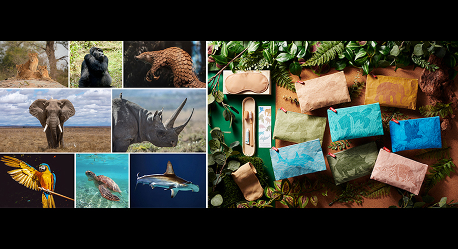 Emirates launches new wildlife amenity kits highlighting endangered species