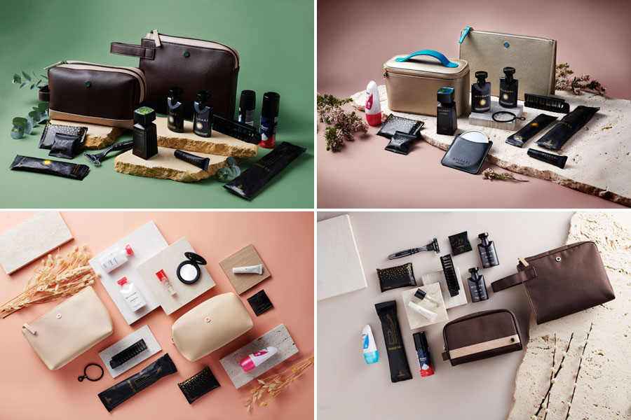 Exclusive Emirates Bulgari summer season amenity kits now onboard