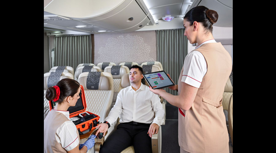 Saving Lives in the Skies Emirates and Parsys design pioneering new telemedicine station for inflight customers