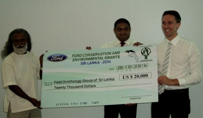 Ford Announces 2014 Conservation and Environmental Grants Recipient in Sri Lanka