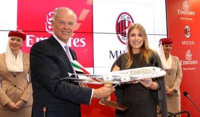 Emirates and AC Milan Score New Sponsorship Deal