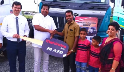 Ideal Motors hands over latest model Mahindra Blazo trucks to new owners