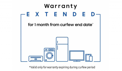 Samsung Extends Warranty on all Consumer Electronics and Mobile Products