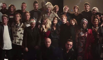 &#039;Do they Know It’s Christmas&#039; from #BandAid30 sees international Twitter boom thanks to stars including One Direction