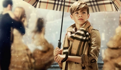 David Beckham’s son Romeo stars in Burberry Christmas ad