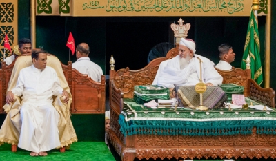 President Maithripala Sirisena praises the Dawoodi Bohra community for their message of peace and harmony