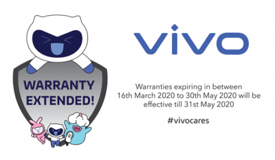 vivo extends product warranty for Sri Lankan Customers