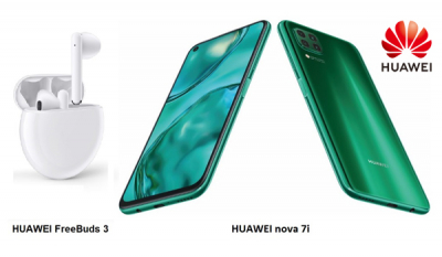 Huawei Nova 7i and Huawei FreeBuds 3 combination offers more space for Entertainment and Productivity