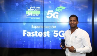 Mobitel demonstrates 5G at One Galle Face Mall