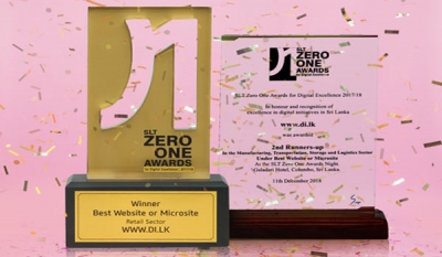 www.di.lk scores two awards at SLT ZeroOne Awards